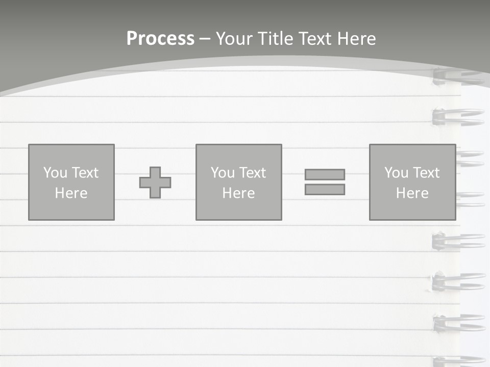 Open Lined Metal PowerPoint Template