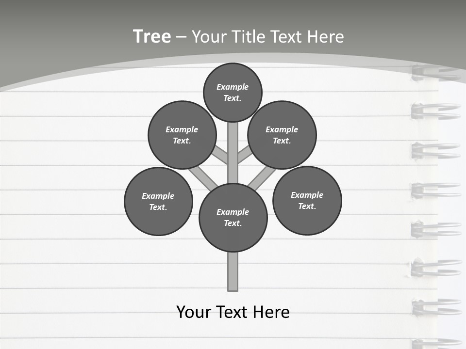 Open Lined Metal PowerPoint Template