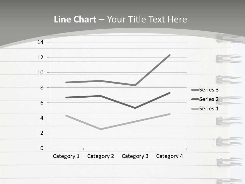 Open Lined Metal PowerPoint Template