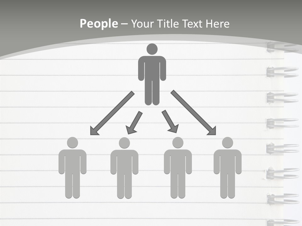 Open Lined Metal PowerPoint Template