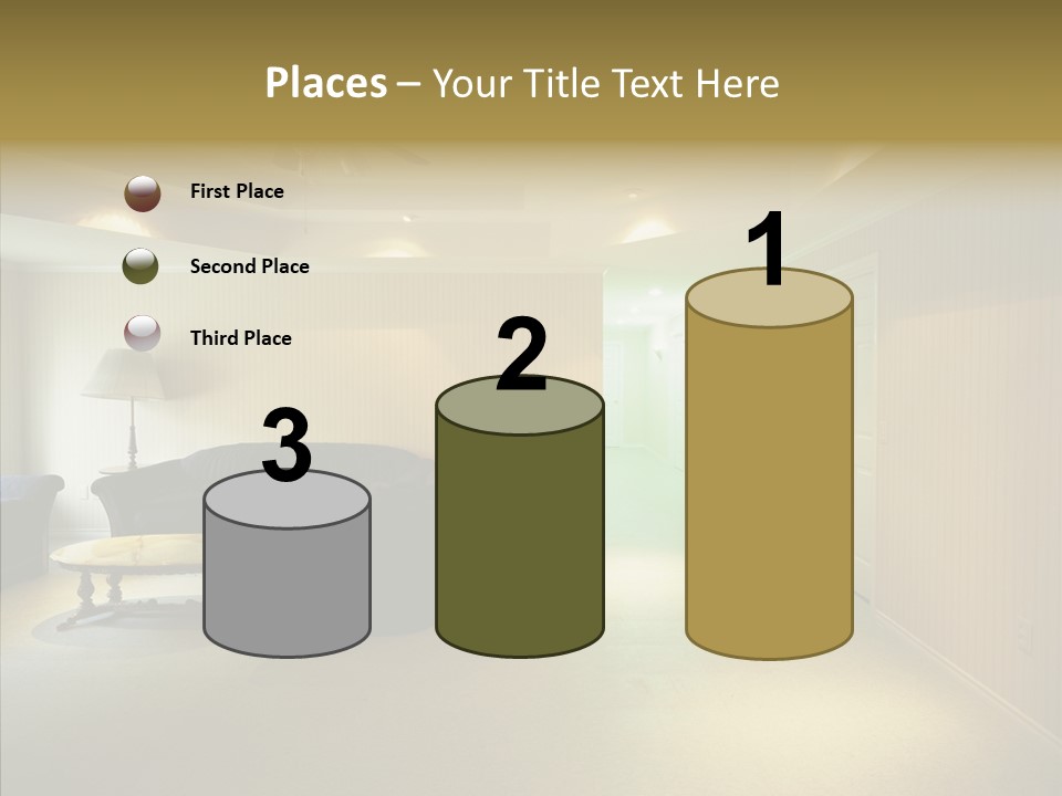 Bed House Office PowerPoint Template