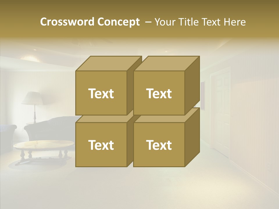 Bed House Office PowerPoint Template