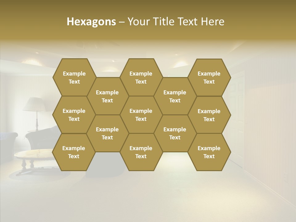 Bed House Office PowerPoint Template