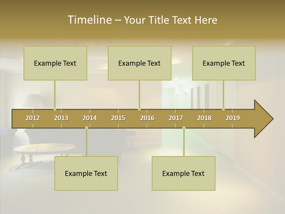 Bed House Office PowerPoint Template