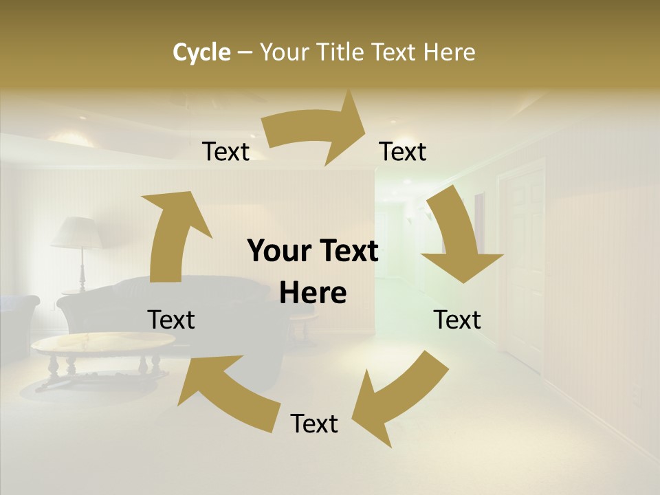 Bed House Office PowerPoint Template