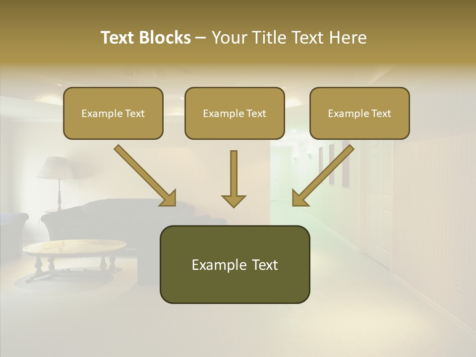 Bed House Office PowerPoint Template