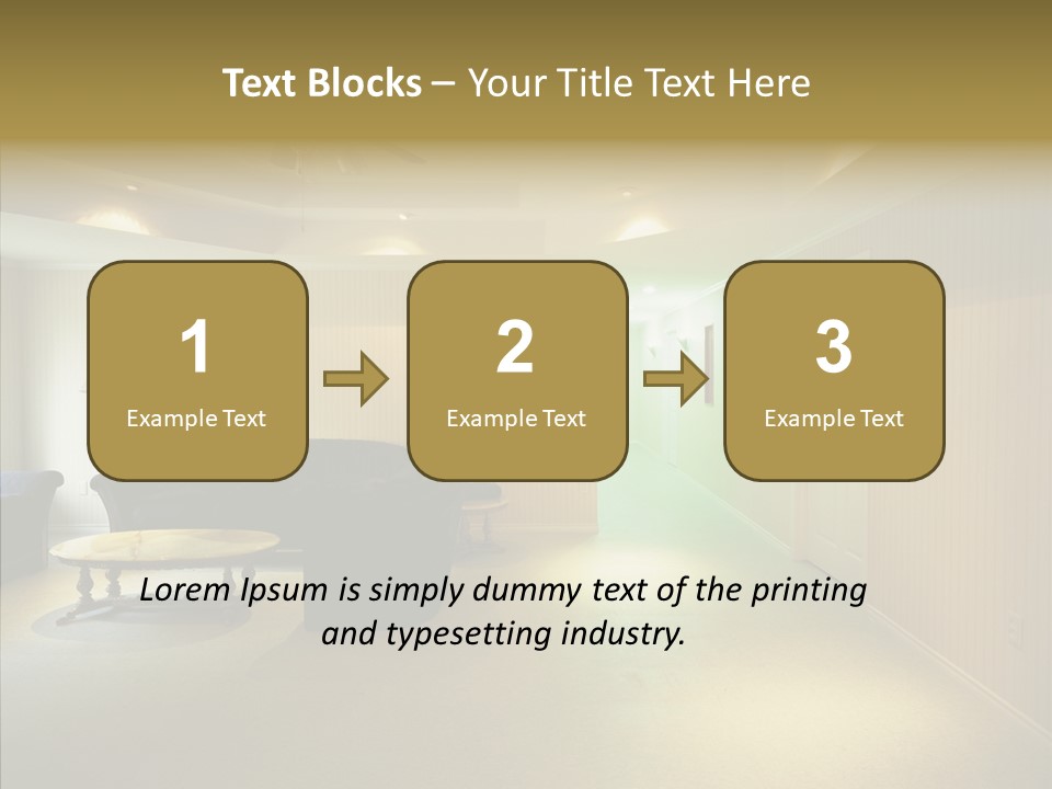 Bed House Office PowerPoint Template