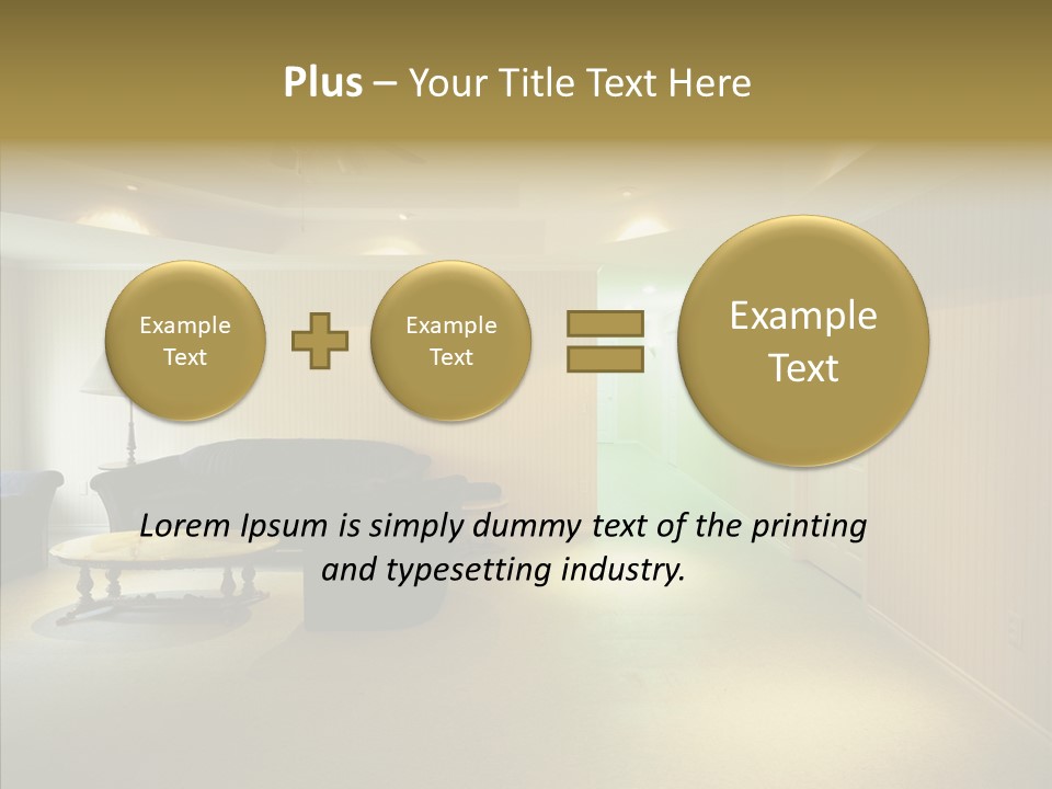 Bed House Office PowerPoint Template