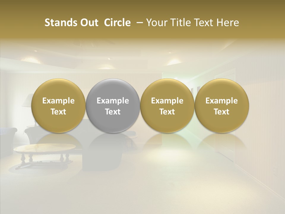 Bed House Office PowerPoint Template