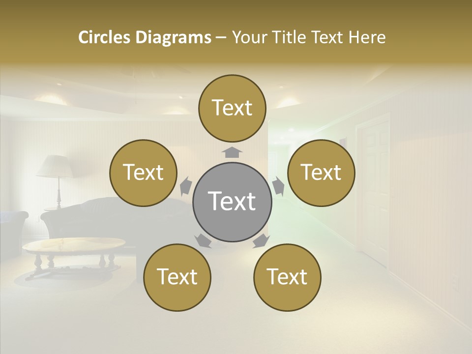 Bed House Office PowerPoint Template