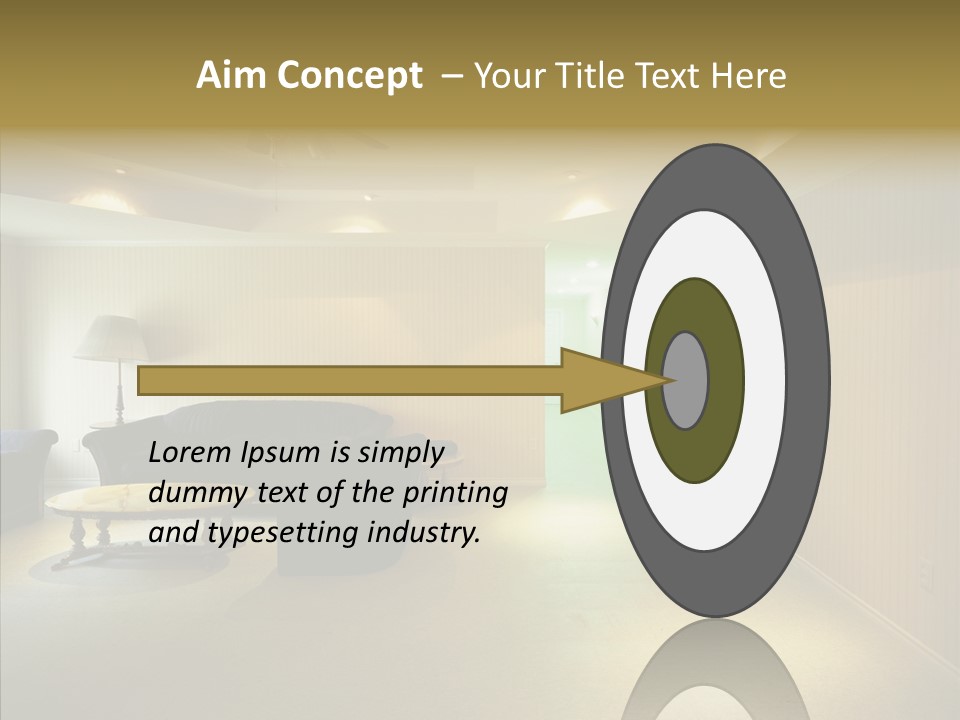 Bed House Office PowerPoint Template