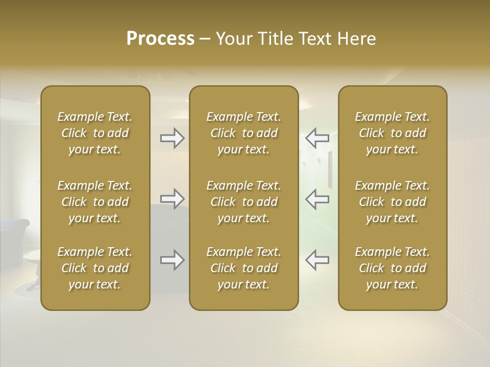 Bed House Office PowerPoint Template