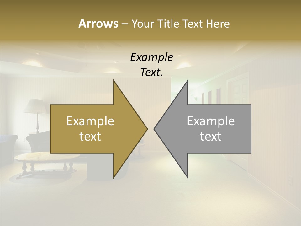 Bed House Office PowerPoint Template