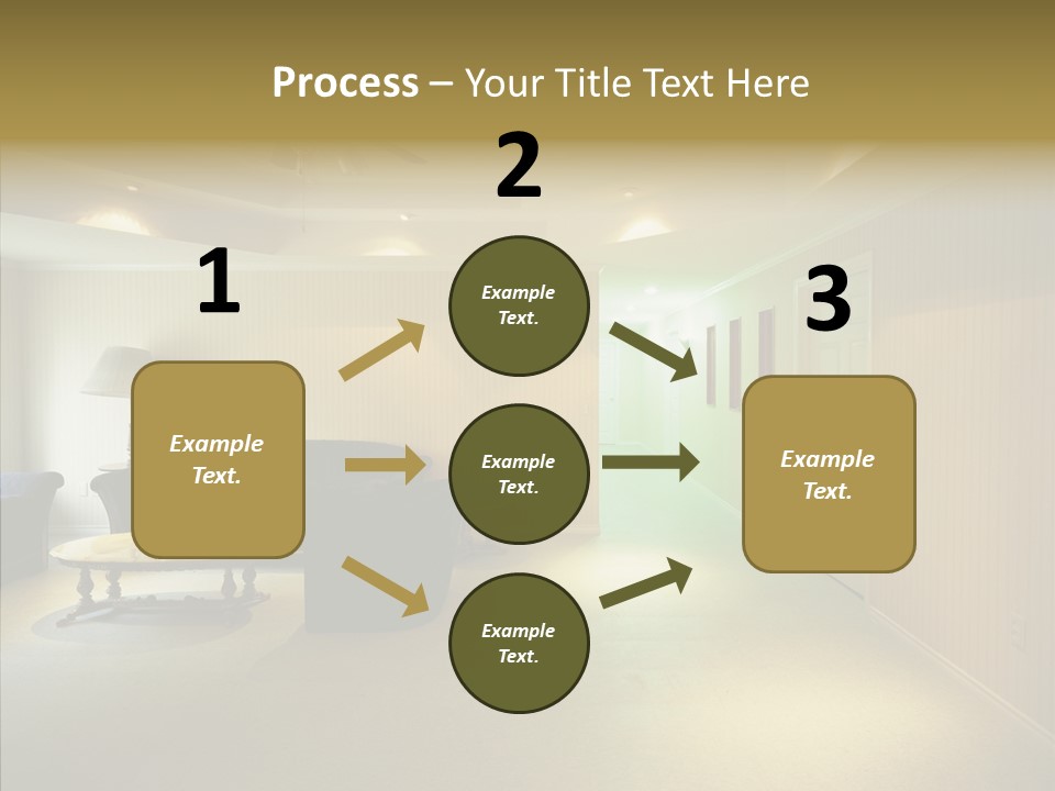 Bed House Office PowerPoint Template