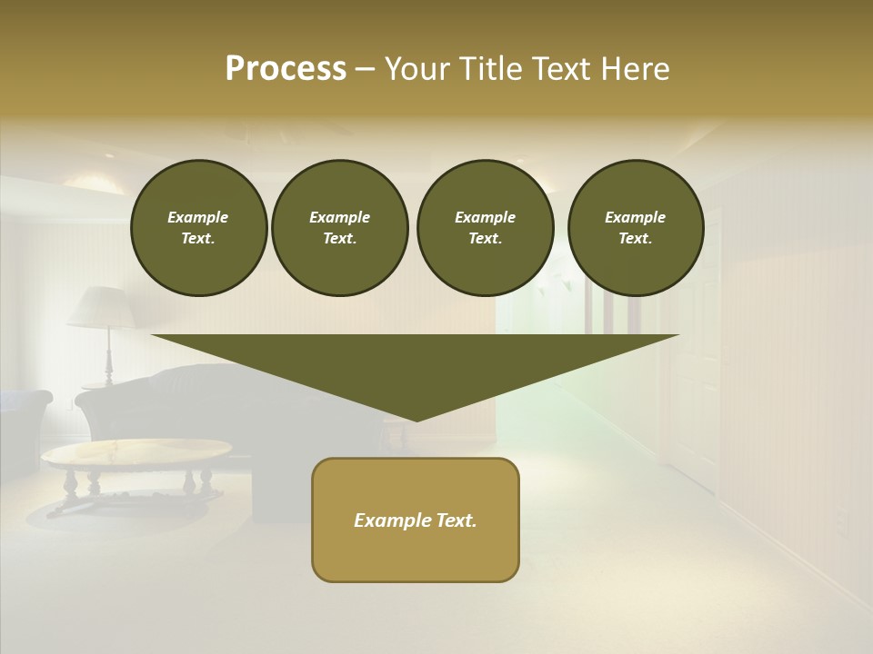 Bed House Office PowerPoint Template