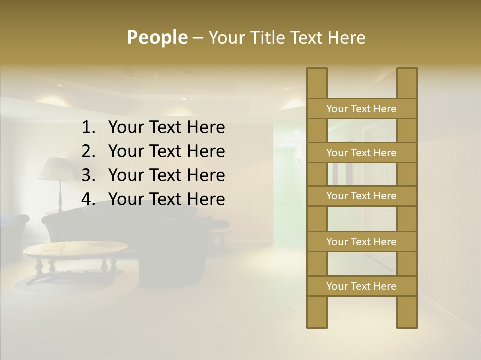 Bed House Office PowerPoint Template