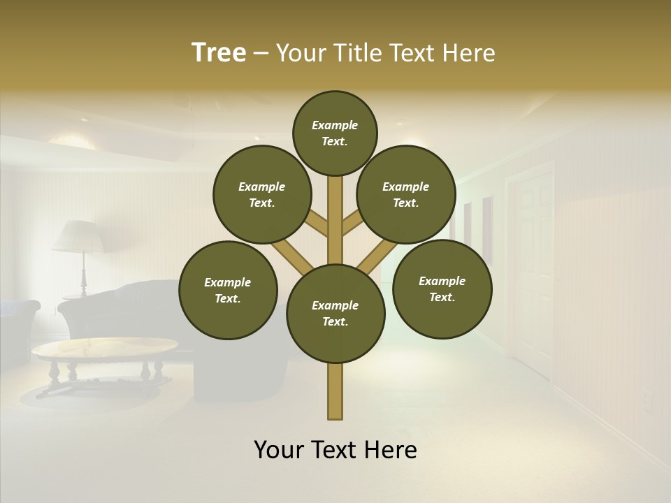 Bed House Office PowerPoint Template