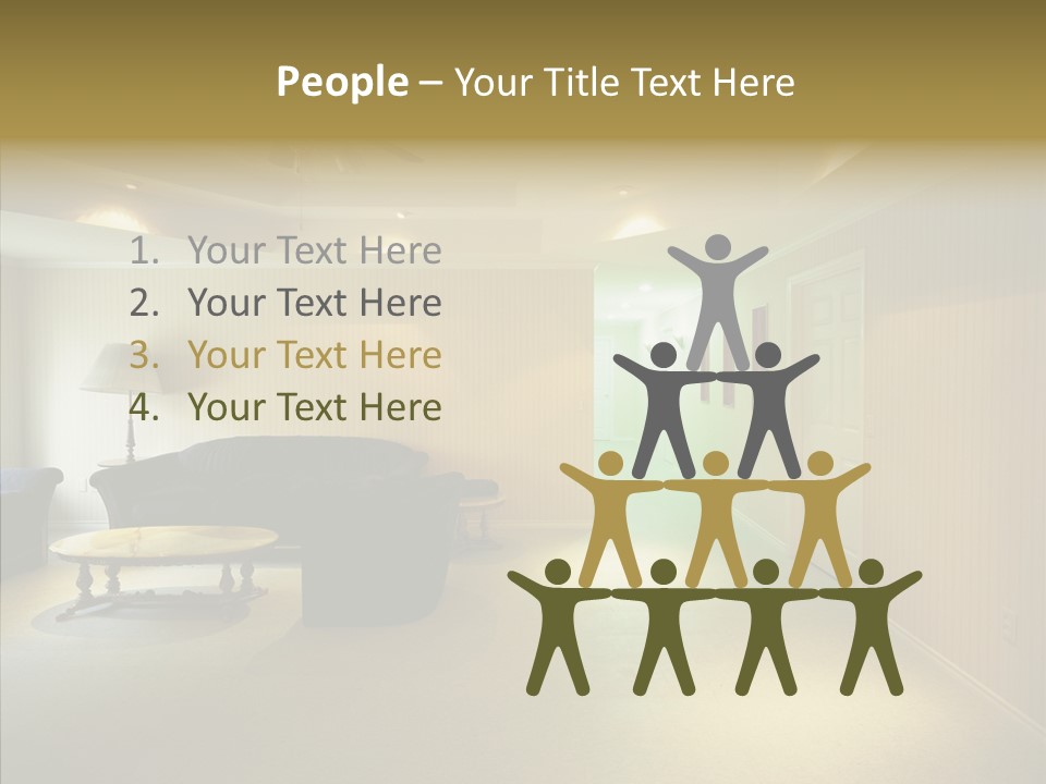 Bed House Office PowerPoint Template