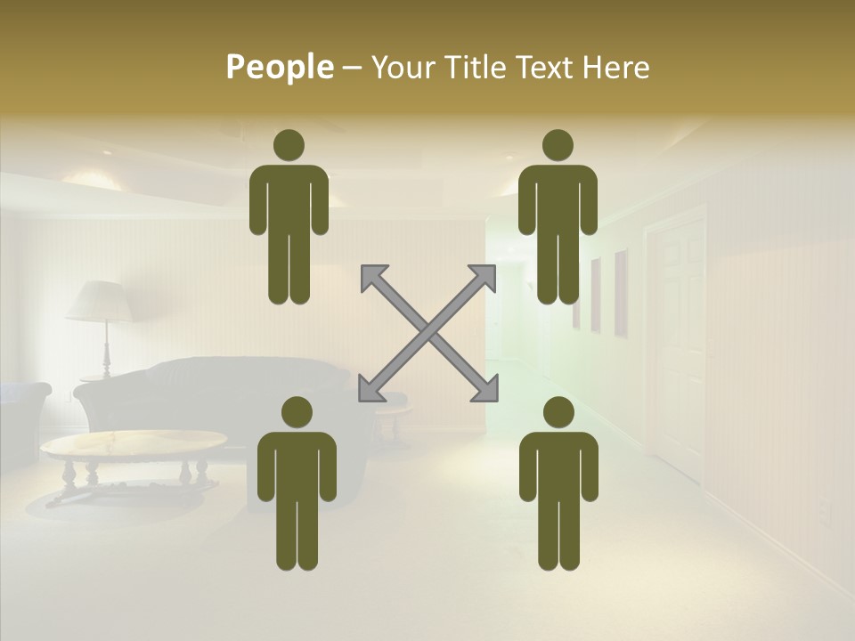 Bed House Office PowerPoint Template