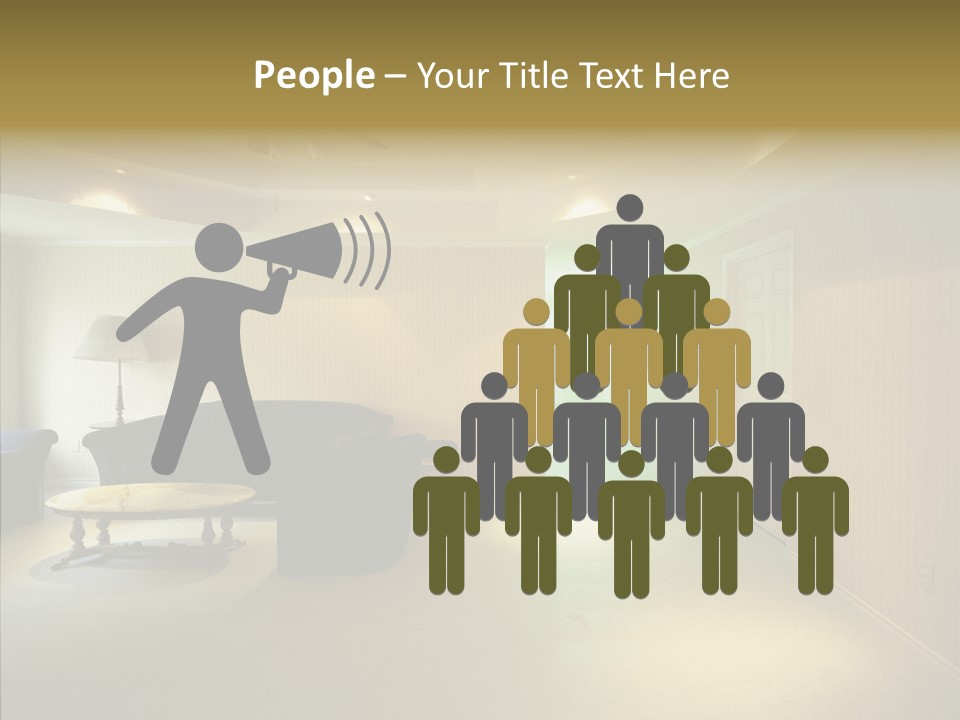 Bed House Office PowerPoint Template