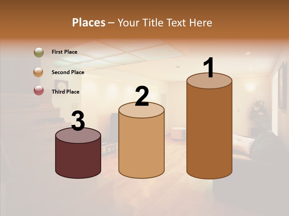 House Room Bed PowerPoint Template