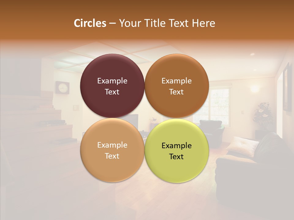 House Room Bed PowerPoint Template