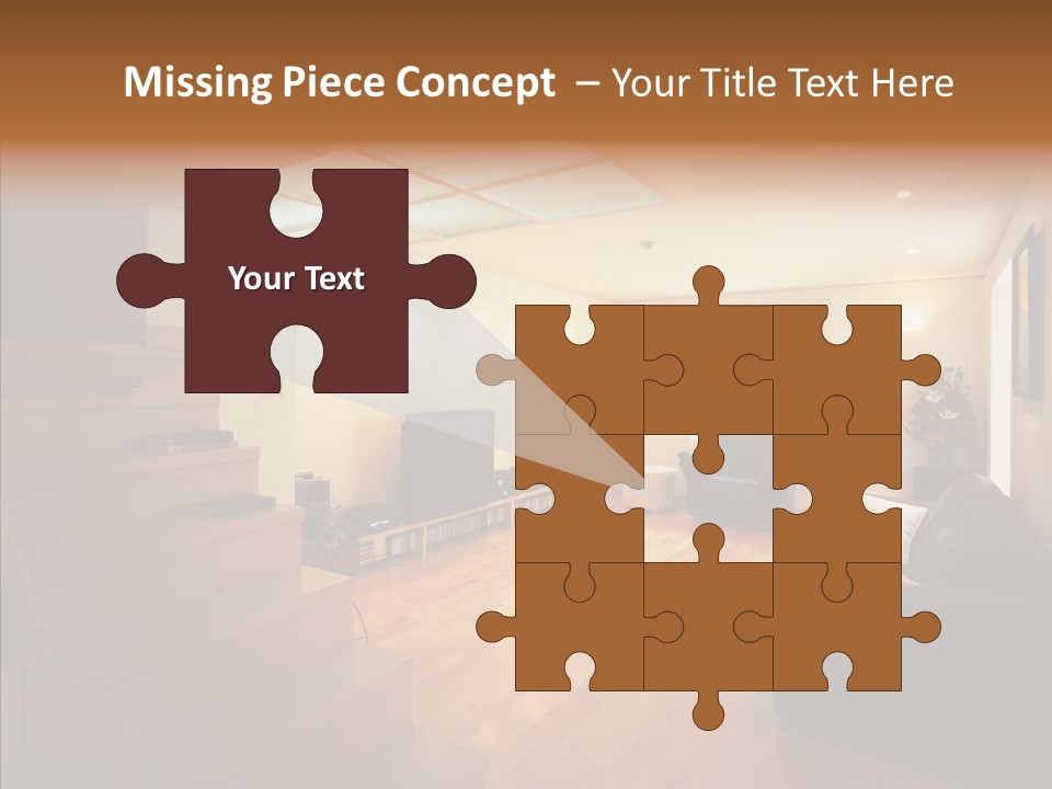 House Room Bed PowerPoint Template