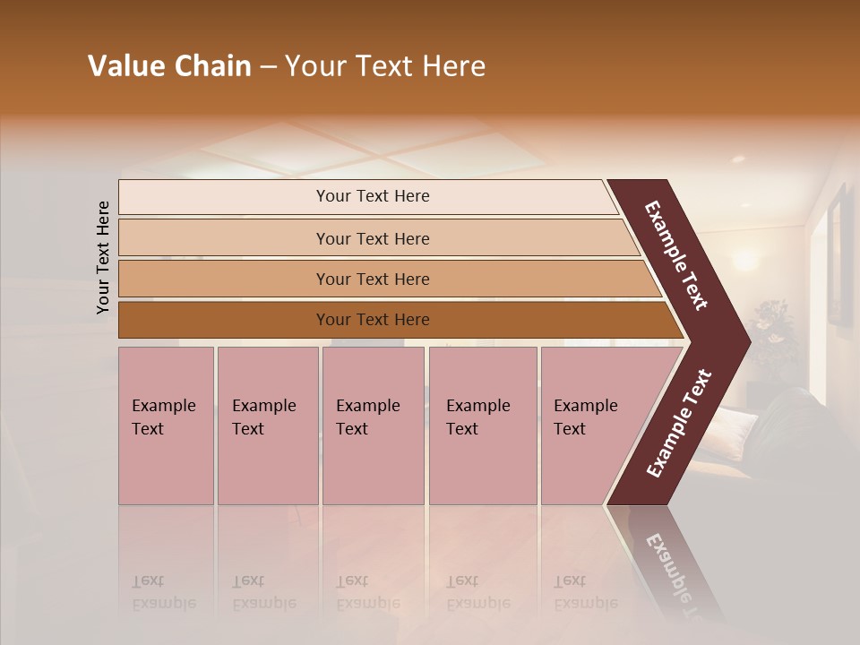 House Room Bed PowerPoint Template