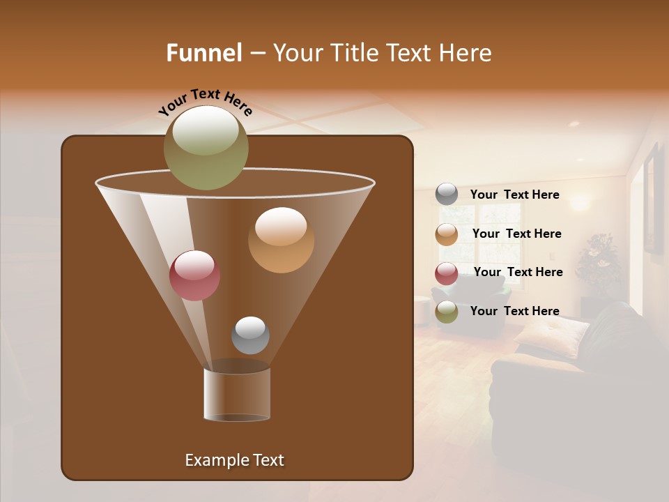 House Room Bed PowerPoint Template