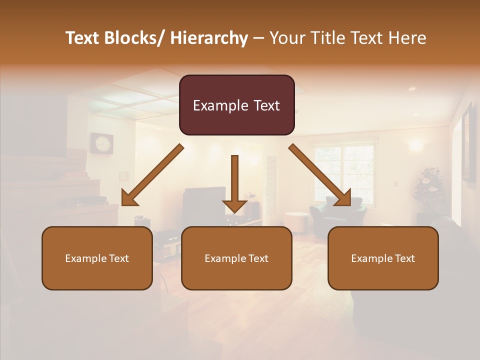 House Room Bed PowerPoint Template