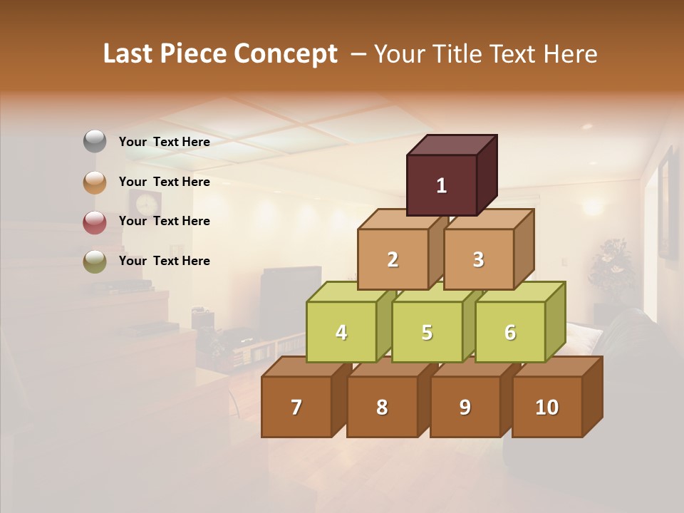 House Room Bed PowerPoint Template