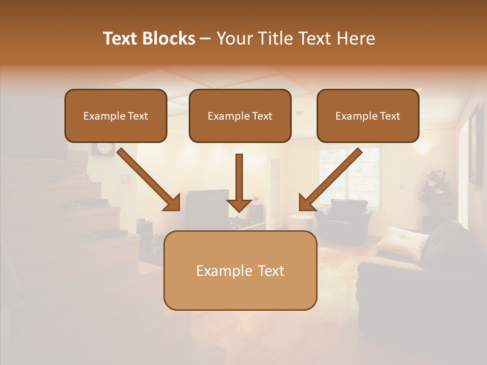 House Room Bed PowerPoint Template