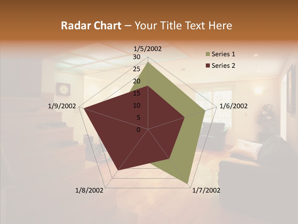 House Room Bed PowerPoint Template