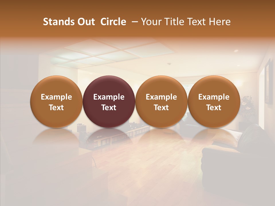 House Room Bed PowerPoint Template