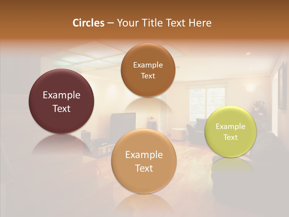 House Room Bed PowerPoint Template