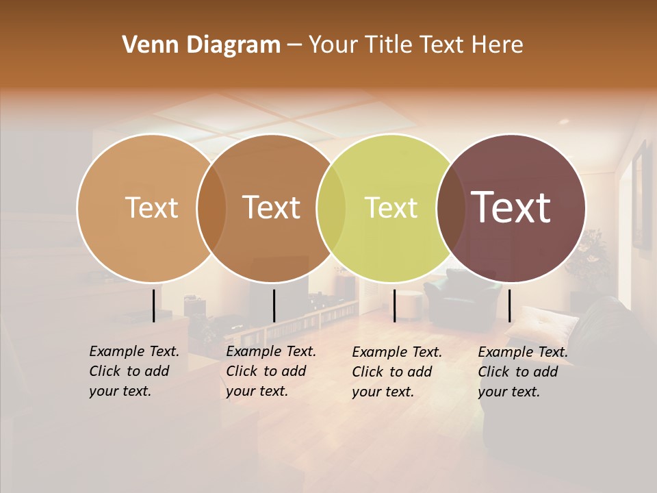 House Room Bed PowerPoint Template