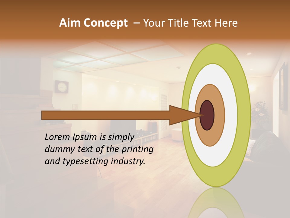 House Room Bed PowerPoint Template