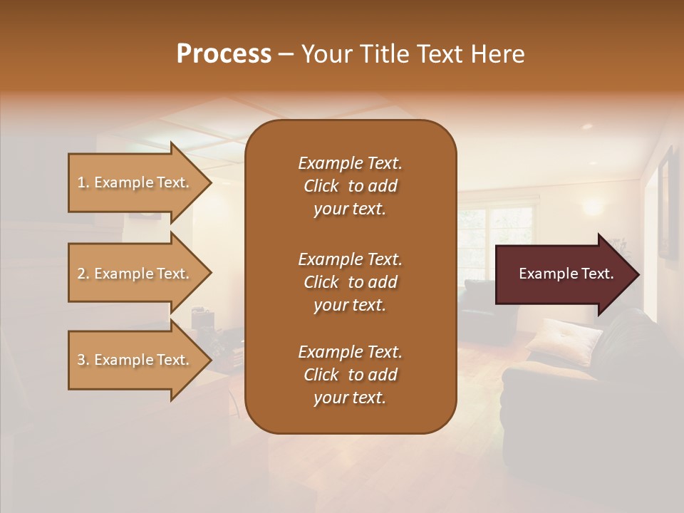 House Room Bed PowerPoint Template