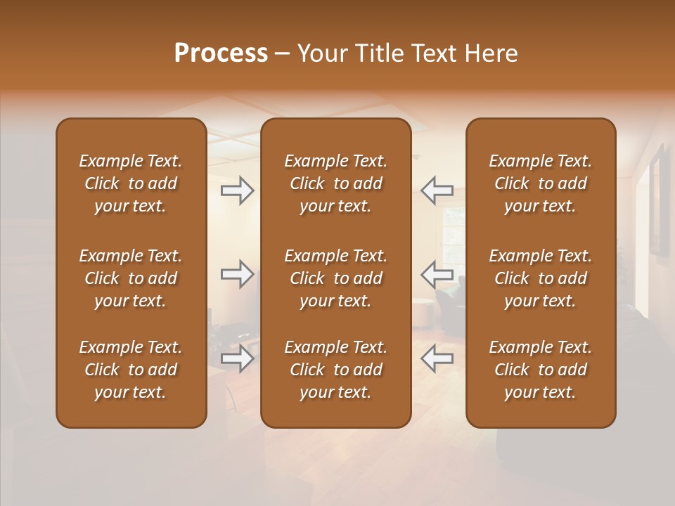 House Room Bed PowerPoint Template