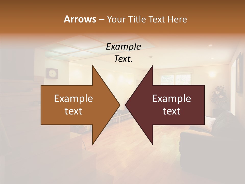 House Room Bed PowerPoint Template