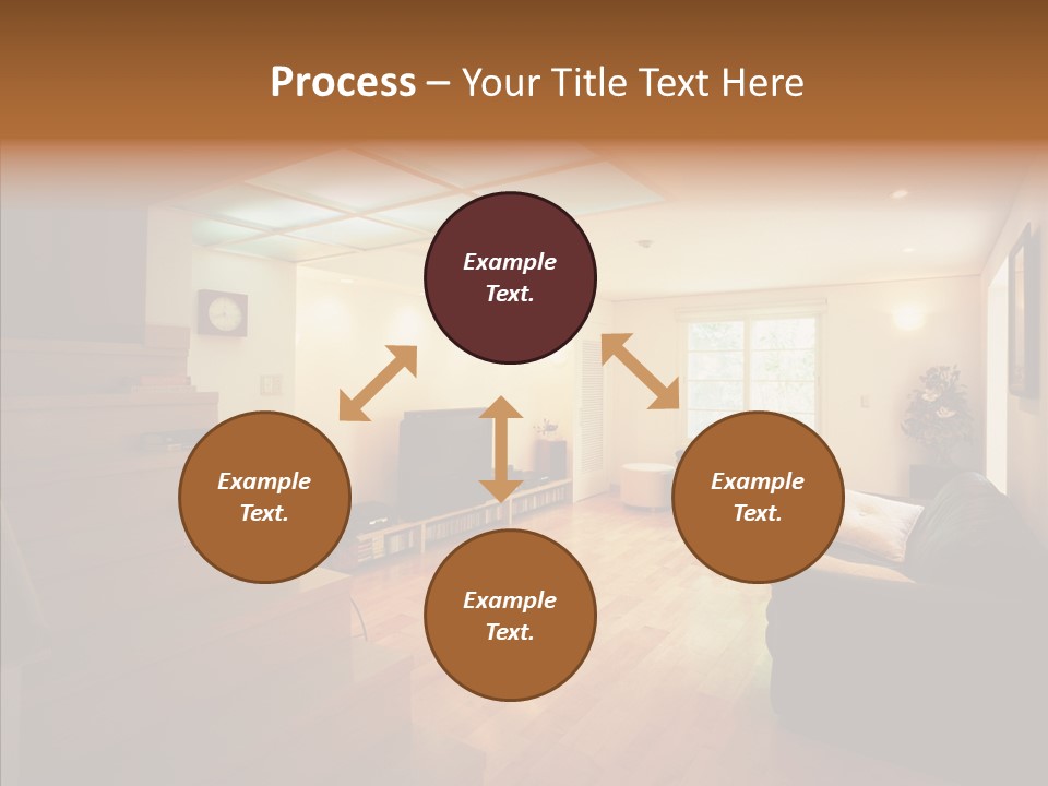 House Room Bed PowerPoint Template