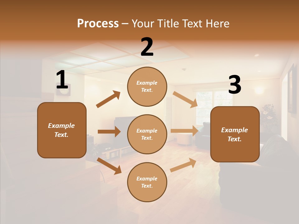 House Room Bed PowerPoint Template