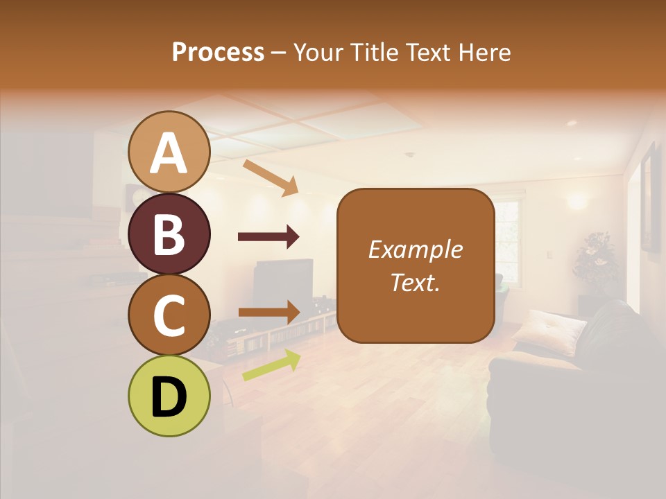 House Room Bed PowerPoint Template