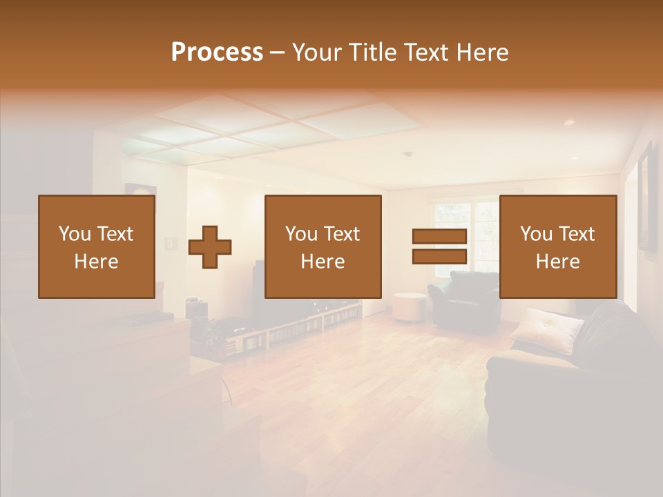 House Room Bed PowerPoint Template