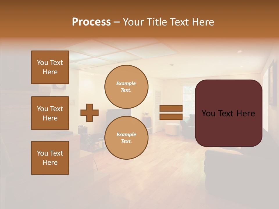 House Room Bed PowerPoint Template