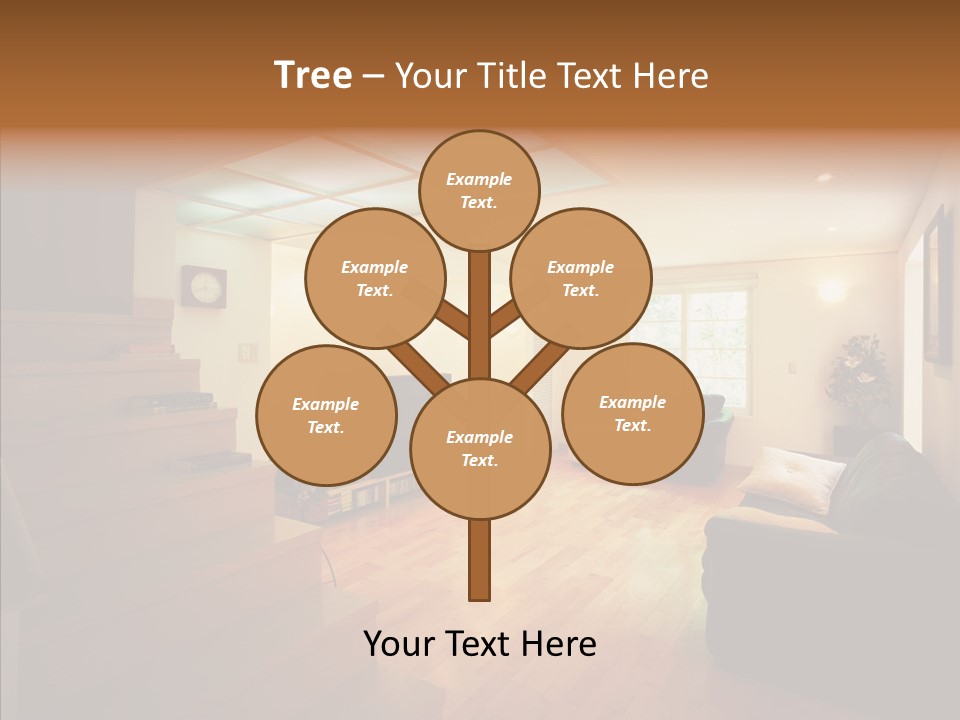 House Room Bed PowerPoint Template