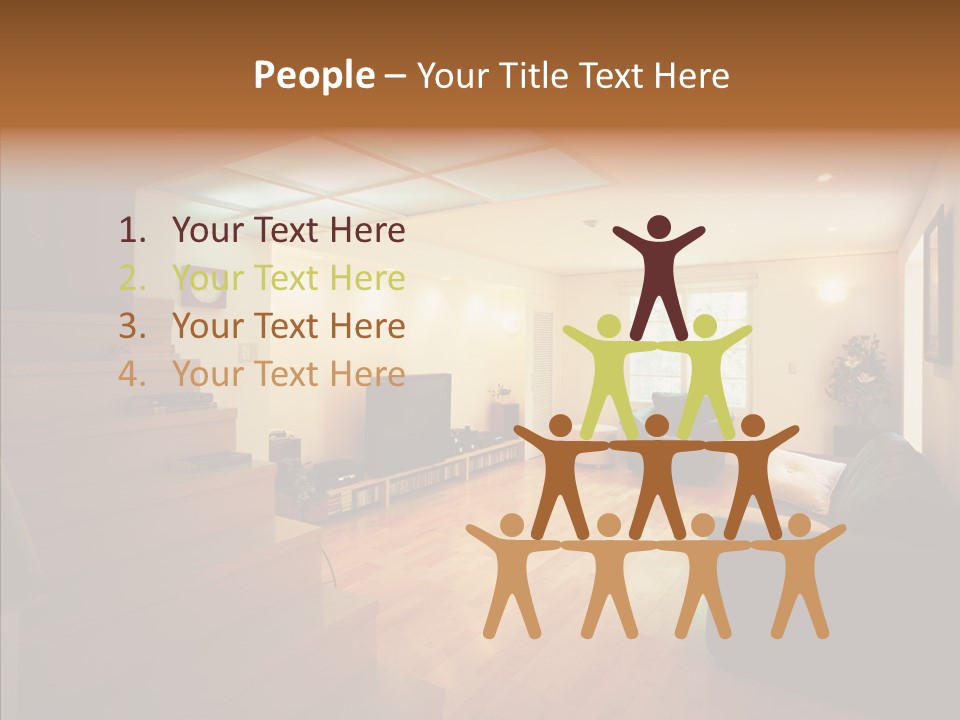 House Room Bed PowerPoint Template