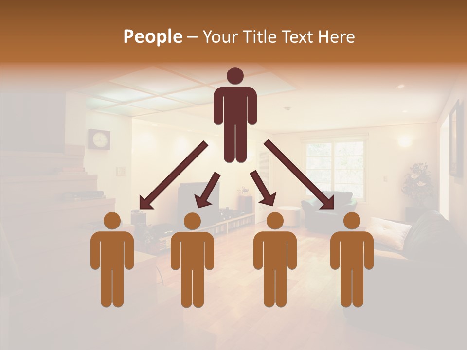 House Room Bed PowerPoint Template