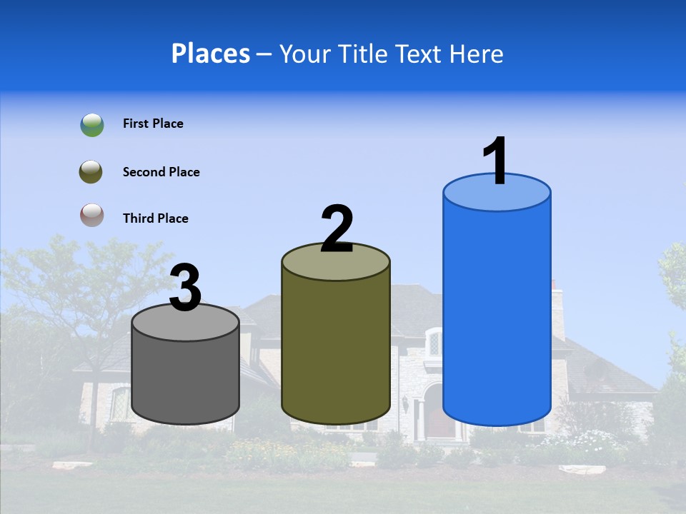 Adverti Ing Home Blue PowerPoint Template