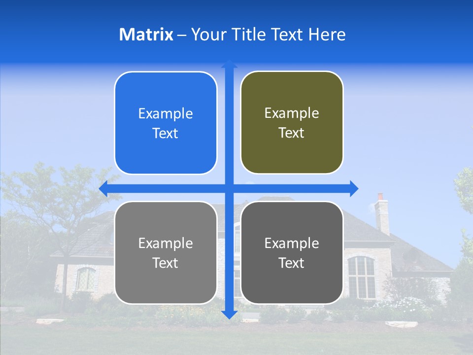Adverti Ing Home Blue PowerPoint Template